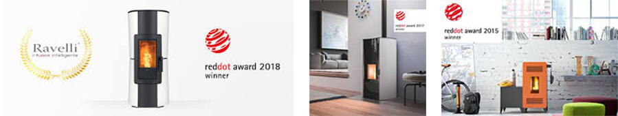 デザイン賞を受賞した商品の数々